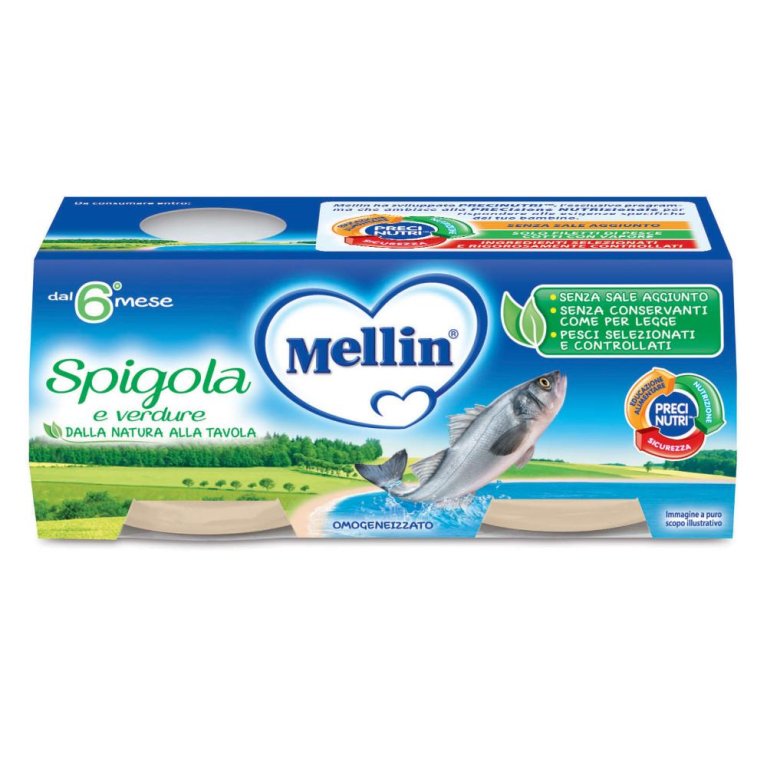 MELLIN OMOG SPIGOLA 2X80G MELLIN OMOG SPIGOLA 2X80G