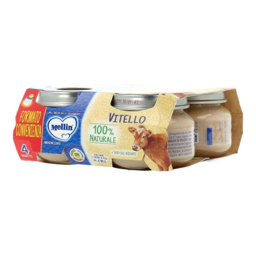 MELLIN OMOG VITELLO 4X80G