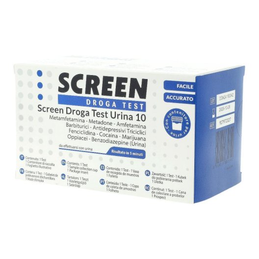 SCREEN DROGA TEST URINA 10 SCREEN DROGA TEST URINA 10