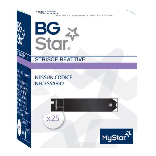 BGSTAR STRISCE REATTIVE 25PZ BGSTAR STRISCE REATTIVE 25PZ