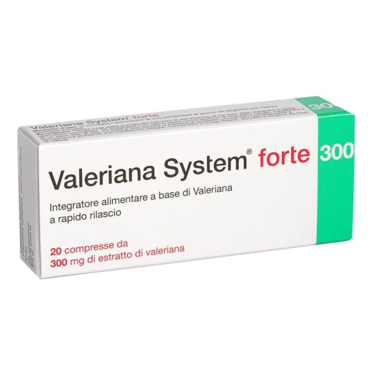 VALERIANA SYSTEM FORTE 20CPR VALERIANA SYSTEM FORTE 20CPR
