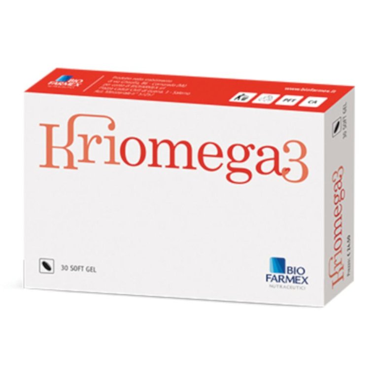 KRIOMEGA 3 30CPS SOFTGEL KRIOMEGA 3 30CPS SOFTGEL