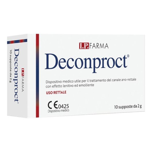 DECONPROCT SUPPOSTE 10PZ DECONPROCT SUPPOSTE 10PZ