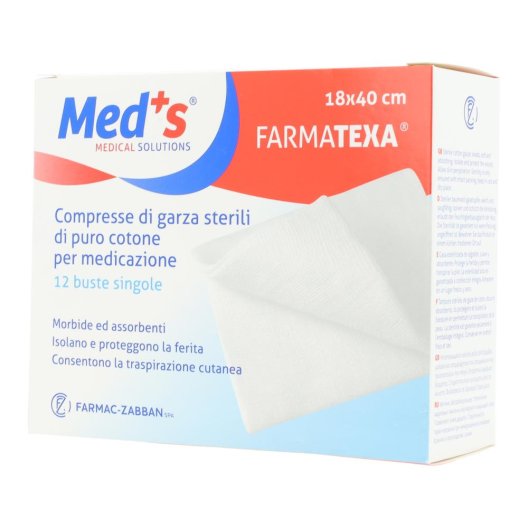 GARZA MEDS 12/8 18X40CM 12PZ GARZA MEDS 12/8 18X40CM 12PZ