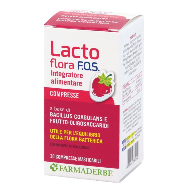 LACTO FLORA FOS 30CPR MASTIC LACTO FLORA FOS 30CPR MASTIC