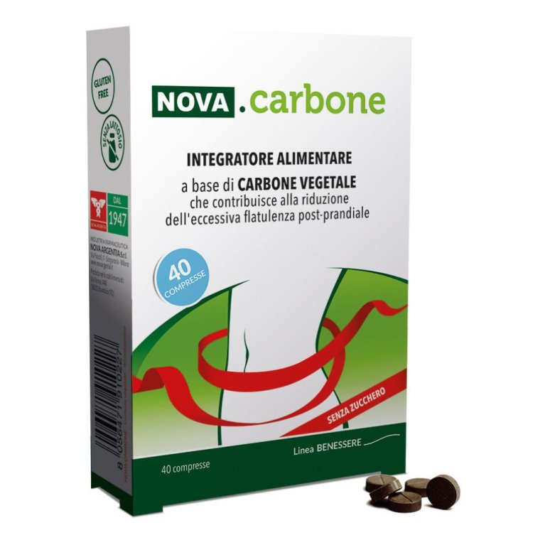 NOVA CARBONE VEGETALE 40CPR NOVA CARBONE VEGETALE 40CPR
