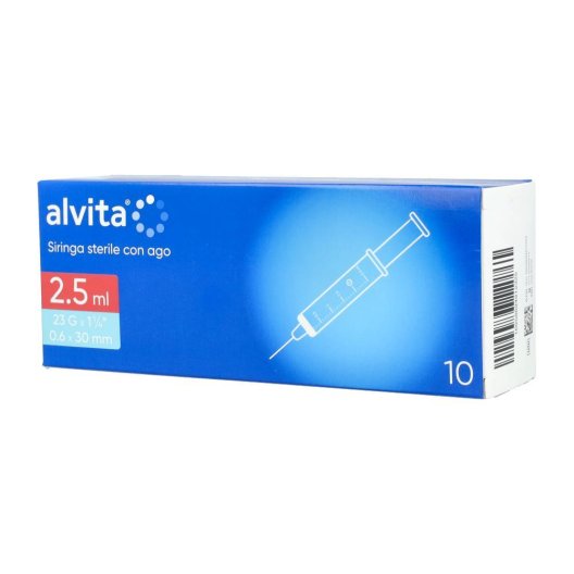 ALVITA SIRINGHE 2,5ML G23 10PZ