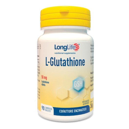 LONGLIFE L-GLUTATHIONE 90CPR LONGLIFE L-GLUTATHIONE 90CPR