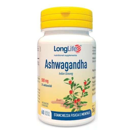 LONGLIFE ASHWAGANDHA 60CPS LONGLIFE ASHWAGANDHA 60CPS