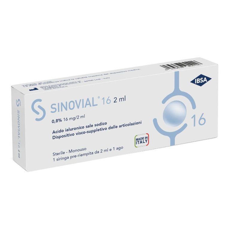 SINOVIAL 16 SIR 0,8% 2ML 1PZ SINOVIAL 16 SIR 0,8% 2ML 1PZ