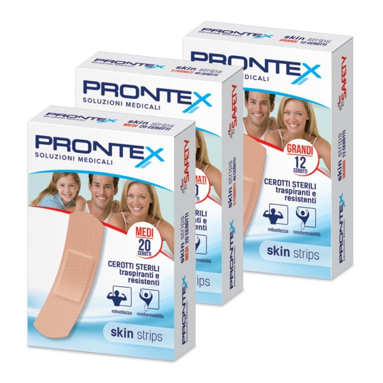 CER PRONTEX SKIN STRIPS GR 12P CER PRONTEX SKIN STRIPS GR 12P