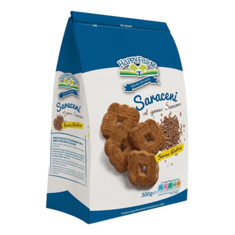HAPPY FARM BISC SARACENI 300G HAPPY FARM BISC SARACENI 300G