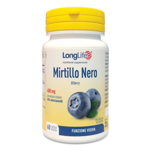 LONGLIFE MIRTILLO NERO 60CPS LONGLIFE MIRTILLO NERO 60CPS