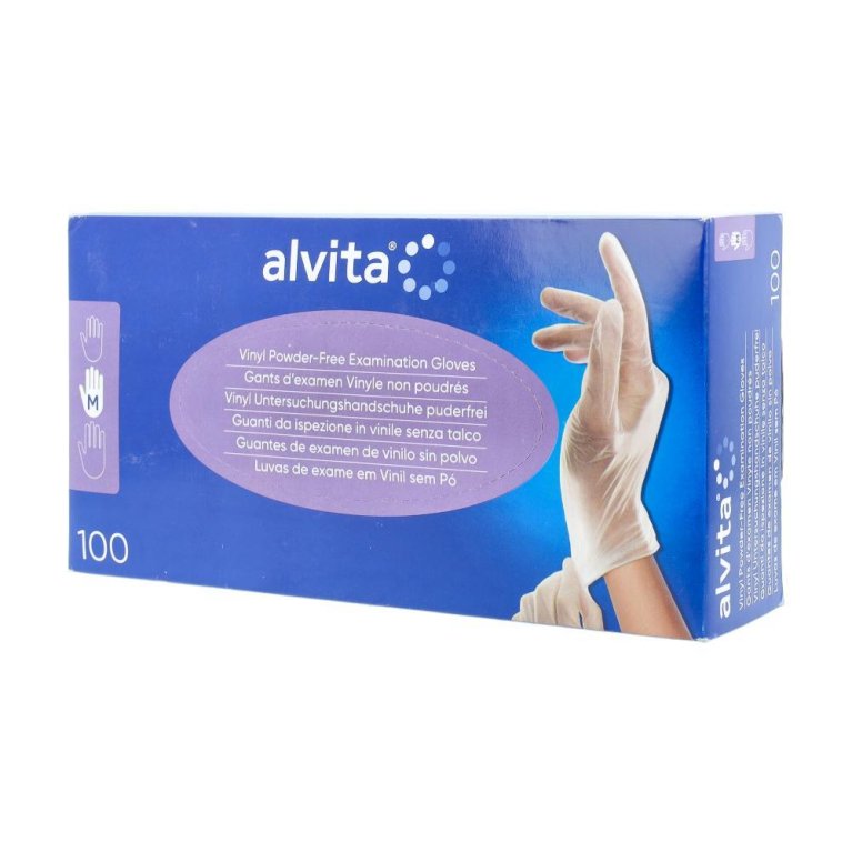 ALVITA GUANTI VINILE S/POLV M ALVITA GUANTI VINILE S/POLV M