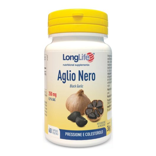LONGLIFE AGLIO NERO 60CPS VEG LONGLIFE AGLIO NERO 60CPS VEG