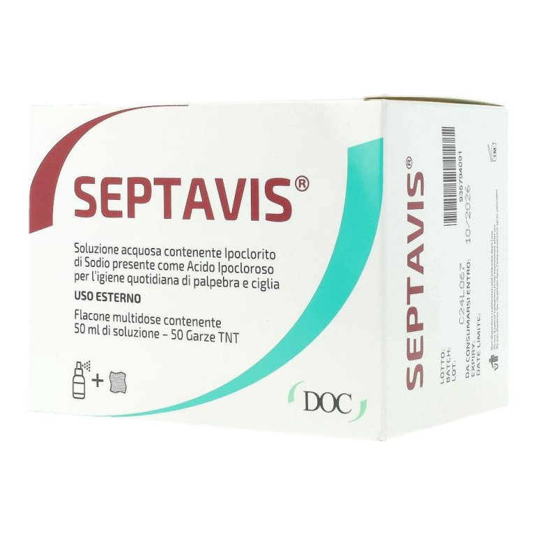 SEPTAVIS 50ML+50 GARZE TNT STE SEPTAVIS 50ML+50 GARZE TNT STE