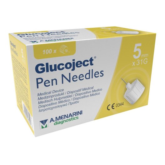 GLUCOJET PEN NEEDLES 5MM G31 GLUCOJET PEN NEEDLES 5MM G31