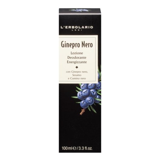 Ginepro Nero lozione deodorante energizzante 100 ml