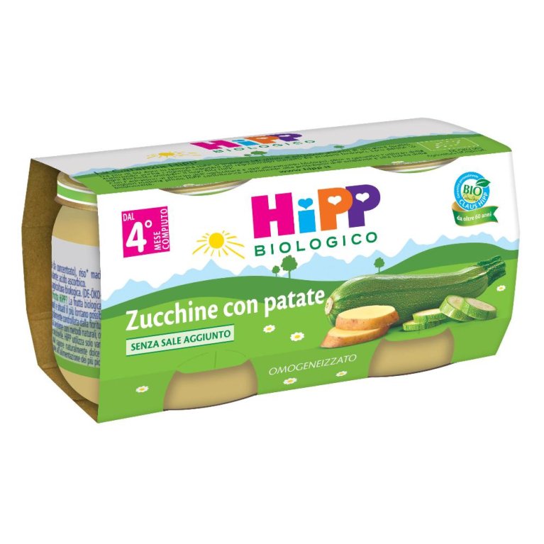 HIPP BIO OMOG ZUCCHINE/PAT2X80 HIPP BIO OMOG ZUCCHINE/PAT2X80