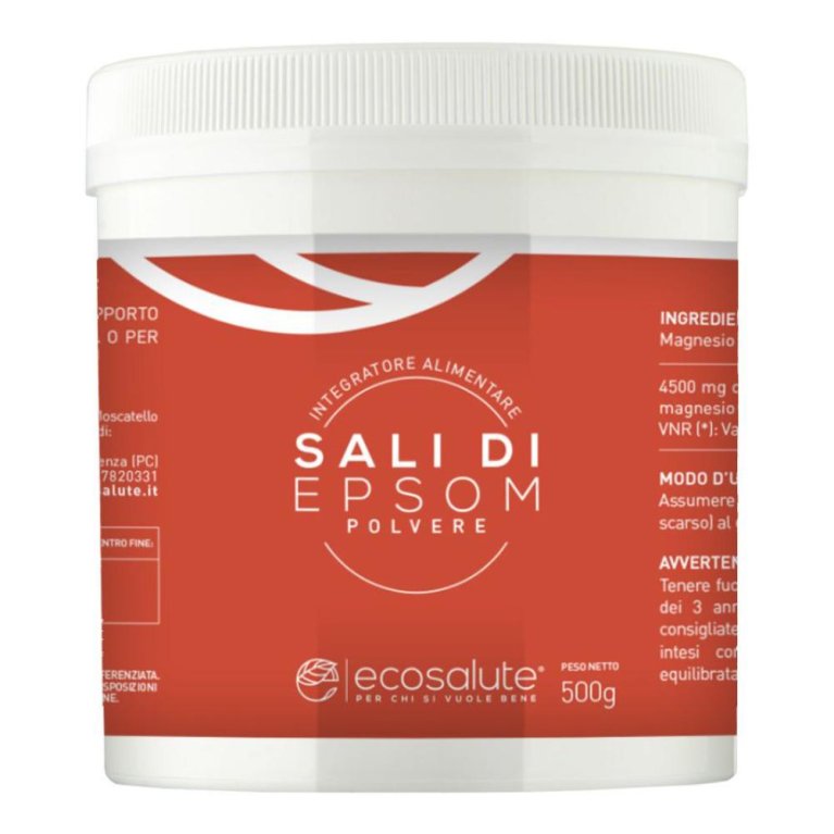 SALI DI EPSOM POLVERE 500G SALI DI EPSOM POLVERE 500G