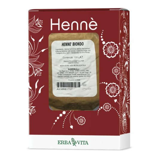 HENNE COLOR CAP BIONDO 100G HENNE COLOR CAP BIONDO 100G