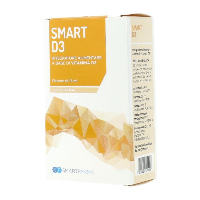 SMART D3 GOCCE 15ML BANANA SMART D3 GOCCE 15ML BANANA