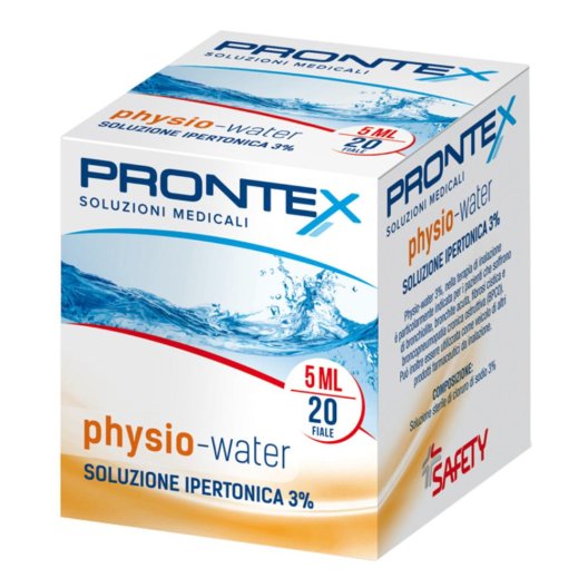 Soluzione Fisiologica Ipertonica in flaconcini Prontex - 20 fiale 5 ml