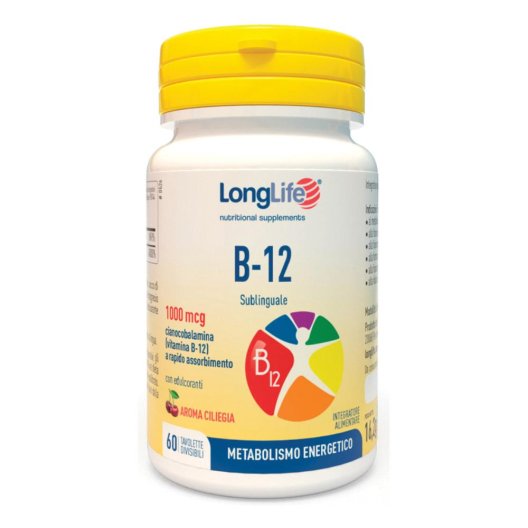 LONGLIFE B12 1000MCG 60TAV LONGLIFE B12 1000MCG 60TAV