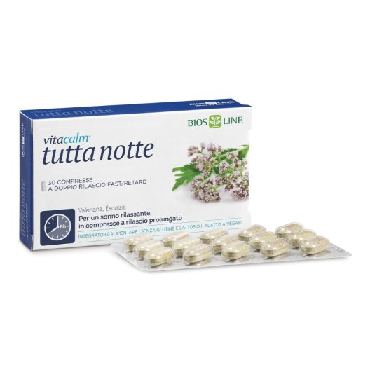 VITACALM TUTTA NOTTE F/R 30CPR VITACALM TUTTA NOTTE F/R 30CPR