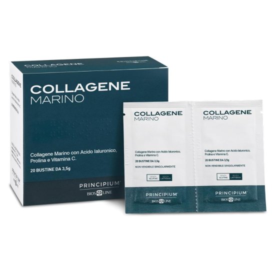 Principium Collagene Marino Bios Line 20 Bustine | Anti-Rughe 5000mg