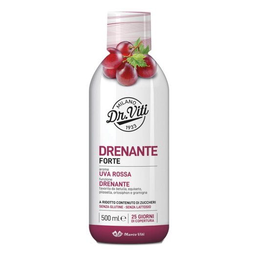 DRENANTE FORTE UVA ROSSA 500ML DRENANTE FORTE UVA ROSSA 500ML