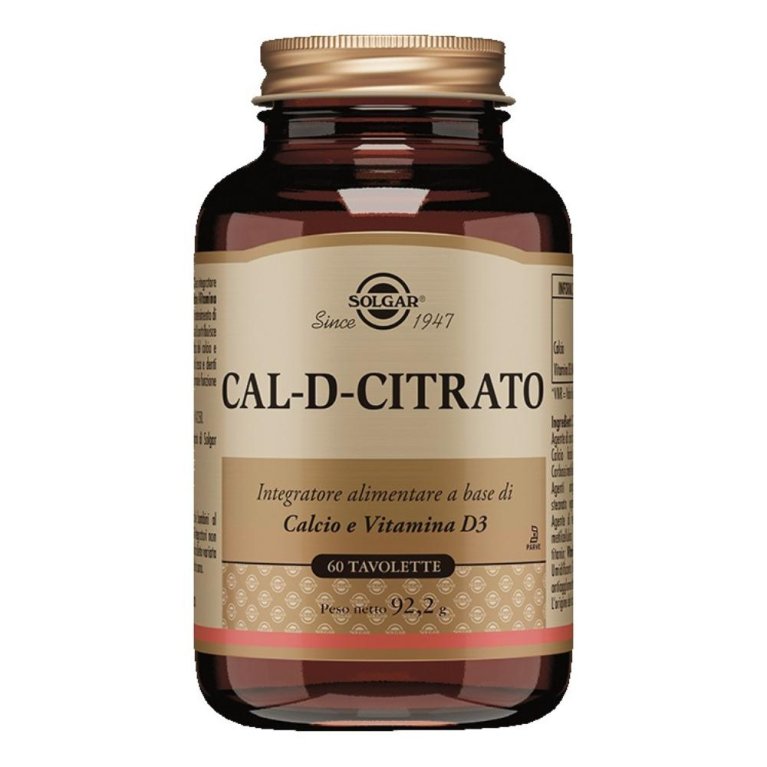CAL D CITRATO 60TAV CAL D CITRATO 60TAV