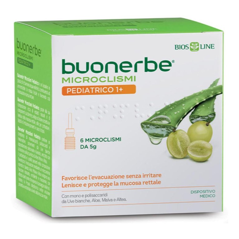 BUONERBE MICROCLISMI PED 1+ 6P BUONERBE MICROCLISMI PED 1+ 6P