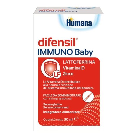 Difensil Immuno Baby gocce - integratore per bambini con lattoferrina - 30 ml Difensil Immuno Baby gocce - integratore per bambini con lattoferrina - 30 ml