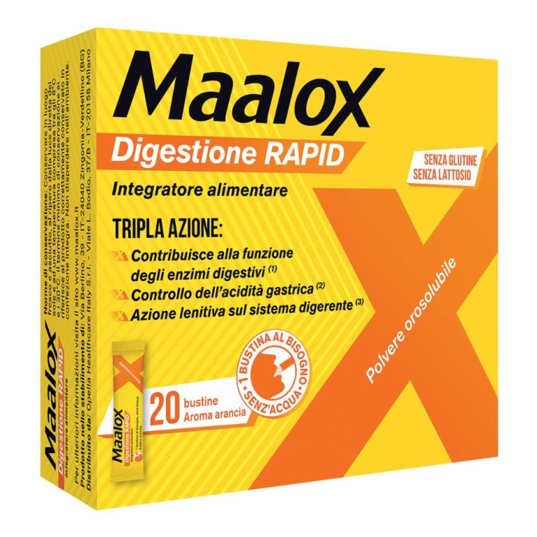 MAALOX DIGESTIONE RAPID 20BUST MAALOX DIGESTIONE RAPID 20BUST