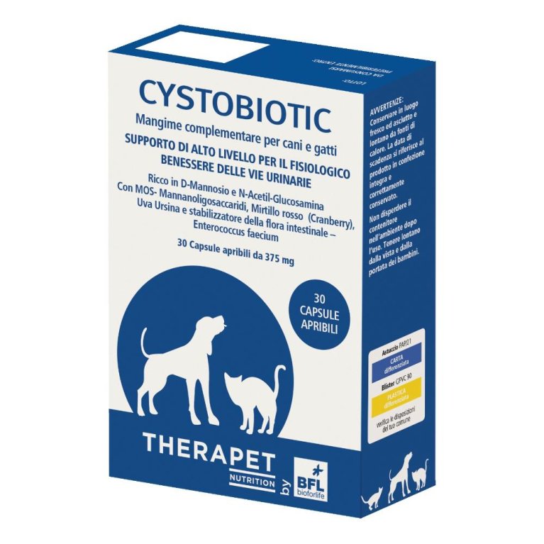 CYSTOBIOTIC THERAPET 30 CPS CYSTOBIOTIC THERAPET 30 CPS