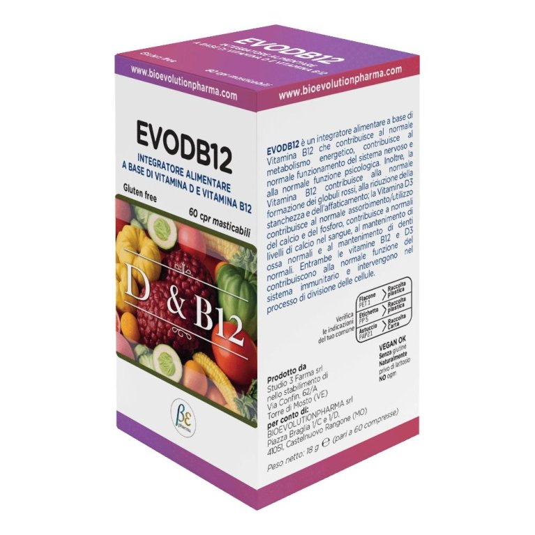 EVODB12 60CPR MASTICABILI EVODB12 60CPR MASTICABILI