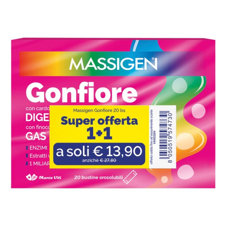 MASSIGEN GONFIORE 20BUST 1+1 MASSIGEN GONFIORE 20BUST 1+1