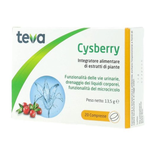 CYSBERRY TEVA 20CPR CYSBERRY TEVA 20CPR