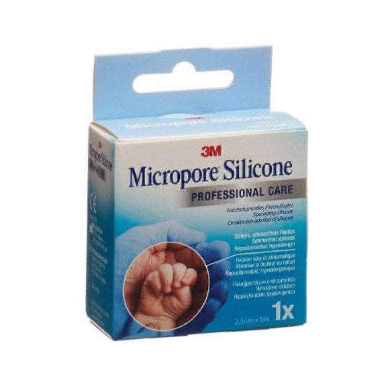 CER MICROPORE SIL 2,5X500CM CER MICROPORE SIL 2,5X500CM