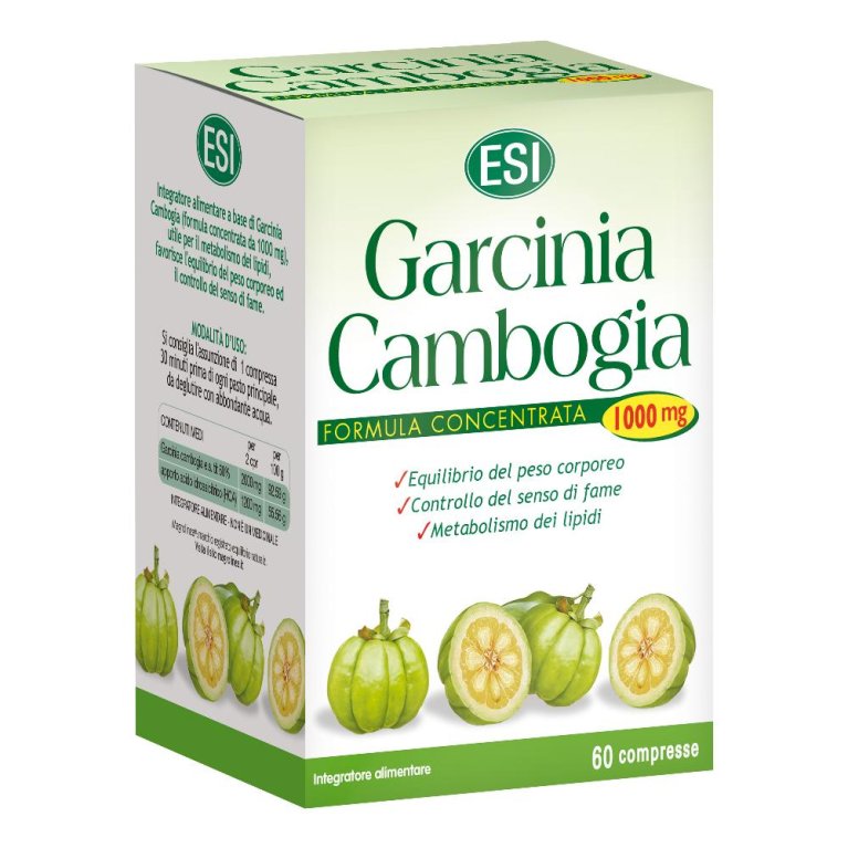 ESI GARCINIA CAMBOGIA 60CPR ESI GARCINIA CAMBOGIA 60CPR