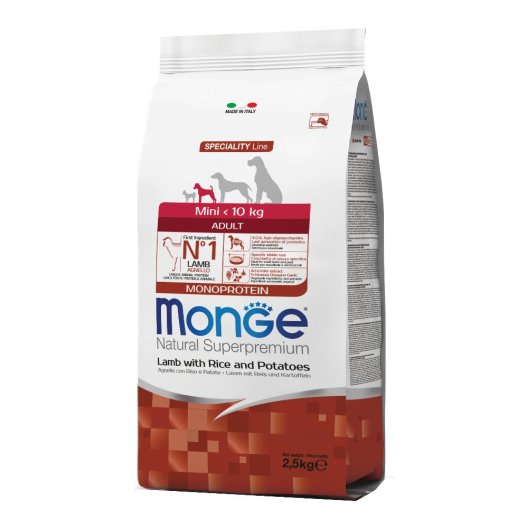 MONGE DOG ADULT MINI AGNELLO 2 MONGE DOG ADULT MINI AGNELLO 2
