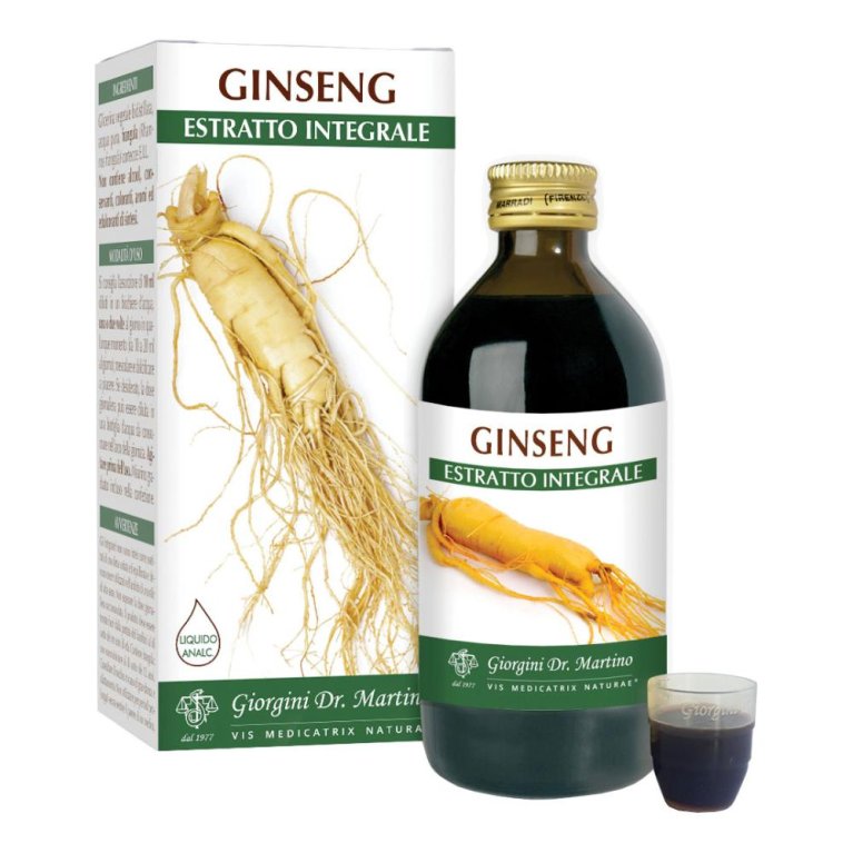 GINSENG ESTRATTO INTEGR 200ML GINSENG ESTRATTO INTEGR 200ML
