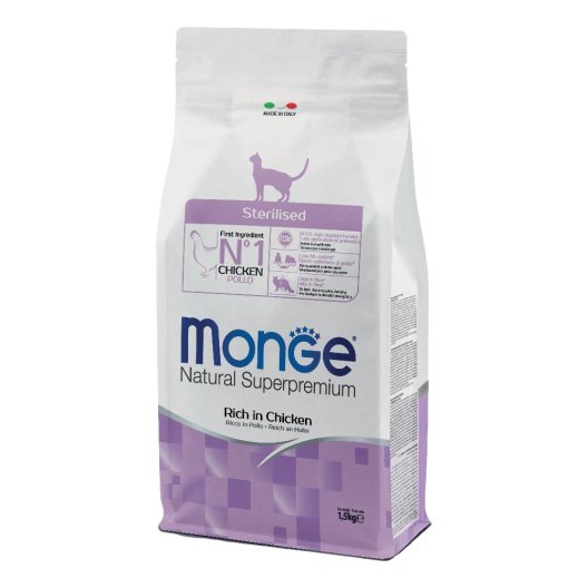 MONGE CAT STERILIZED1,5KG MONGE CAT STERILIZED1,5KG