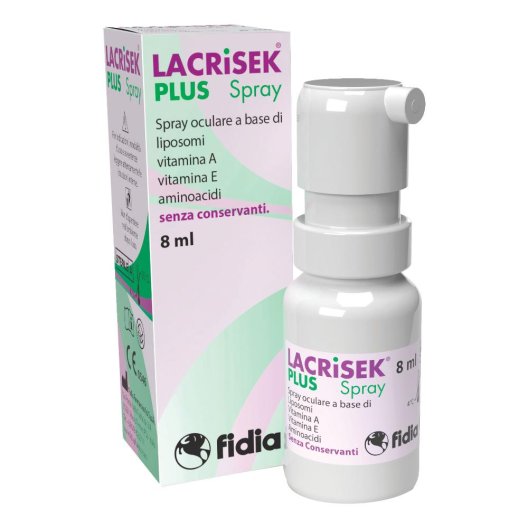 Lacrisek Plus Spray collirio lubrificante senza conservanti - 8 ml