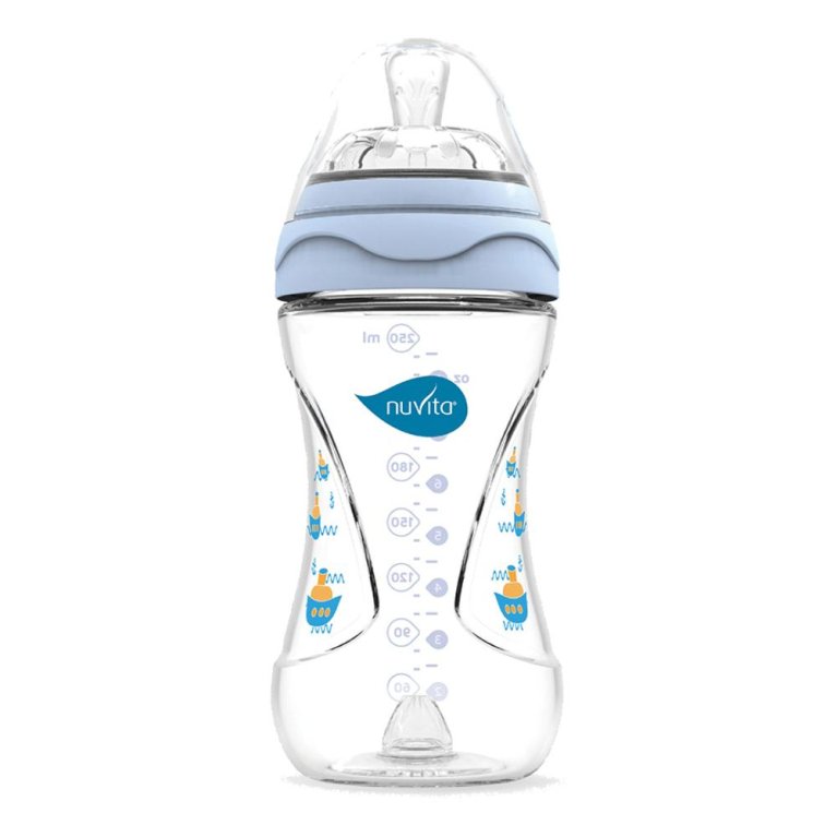 NUVITA MIMIC BIBERON 250ML BLU NUVITA MIMIC BIBERON 250ML BLU