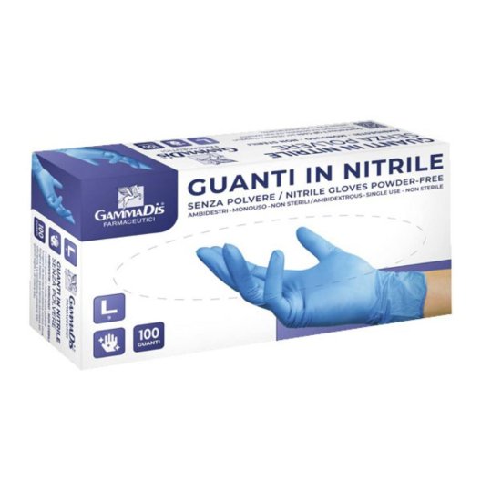GUANTI NITRILE S/POLV S 100PZ