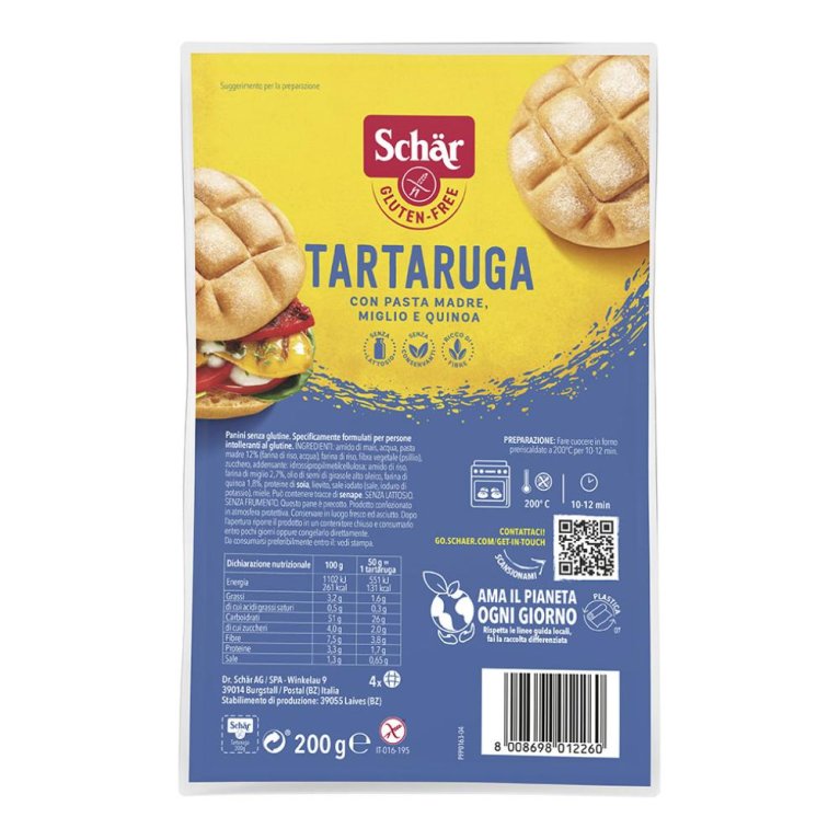 SCHAR TARTARUGA 200G SCHAR TARTARUGA 200G