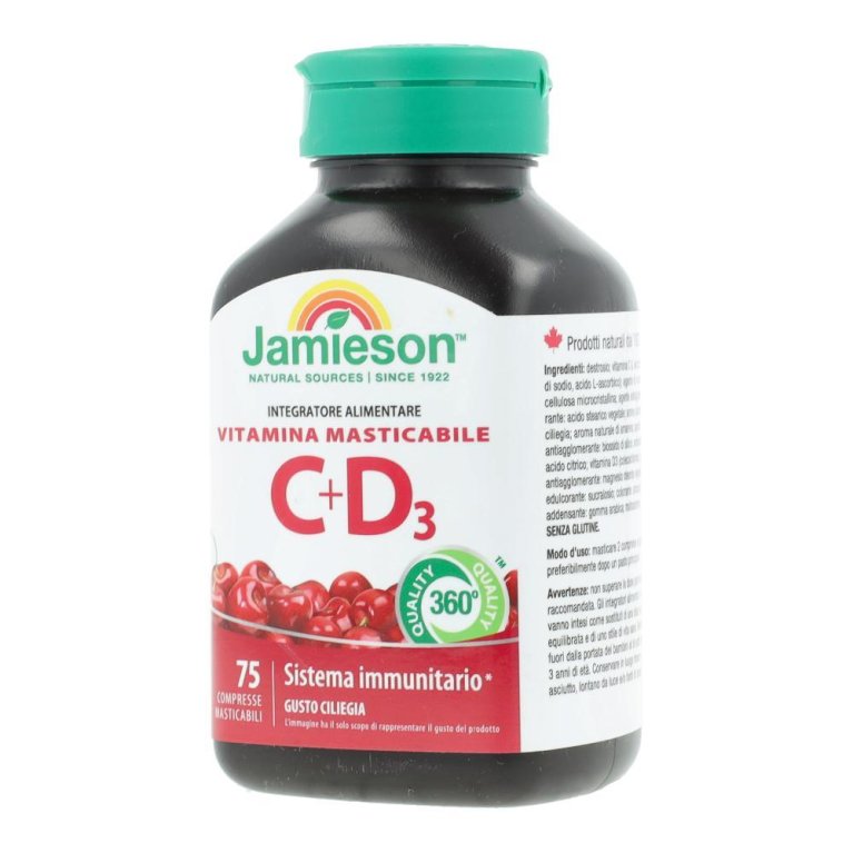 JAMIESON VITAMINA C500+D 75CPR JAMIESON VITAMINA C500+D 75CPR