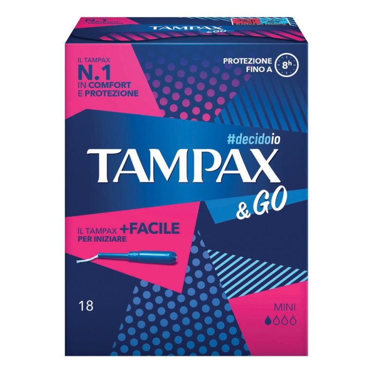 TAMPAX&GO MINI 18PZ TAMPAX&GO MINI 18PZ